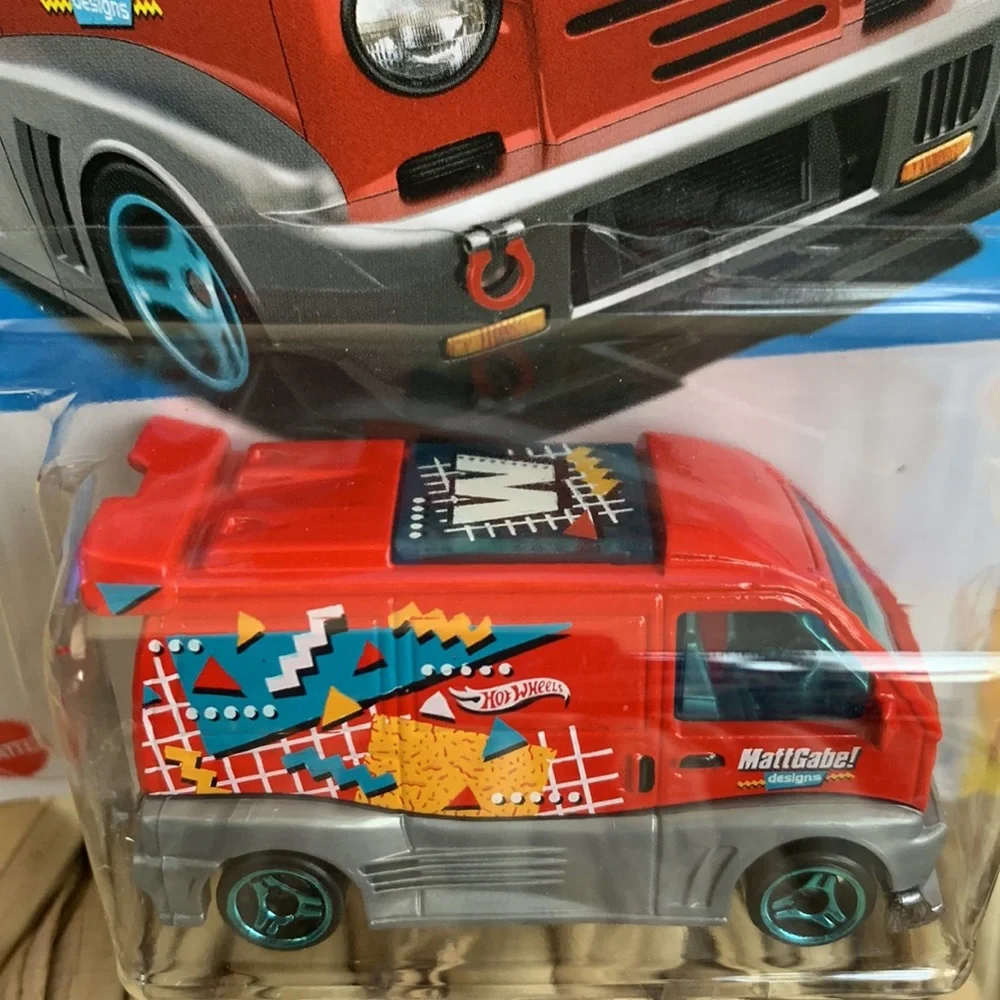 Kei Swap Red Van Hot Wheels HW Art Car New 2025 Casting Model Hotwheels KeiSwap